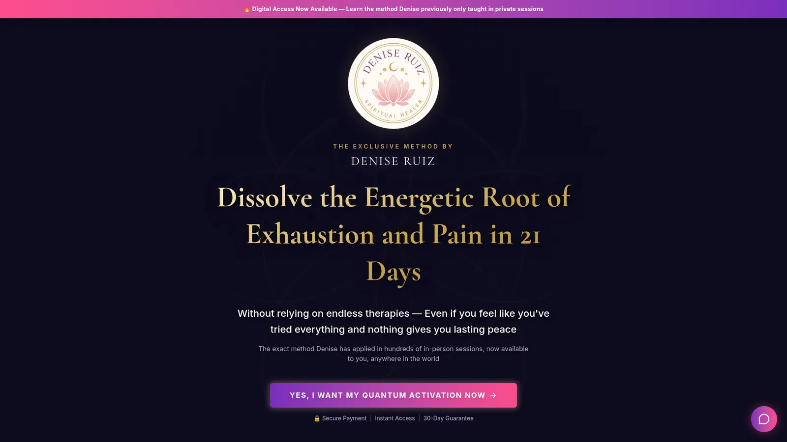 Website de Divine You — Denise Ruiz