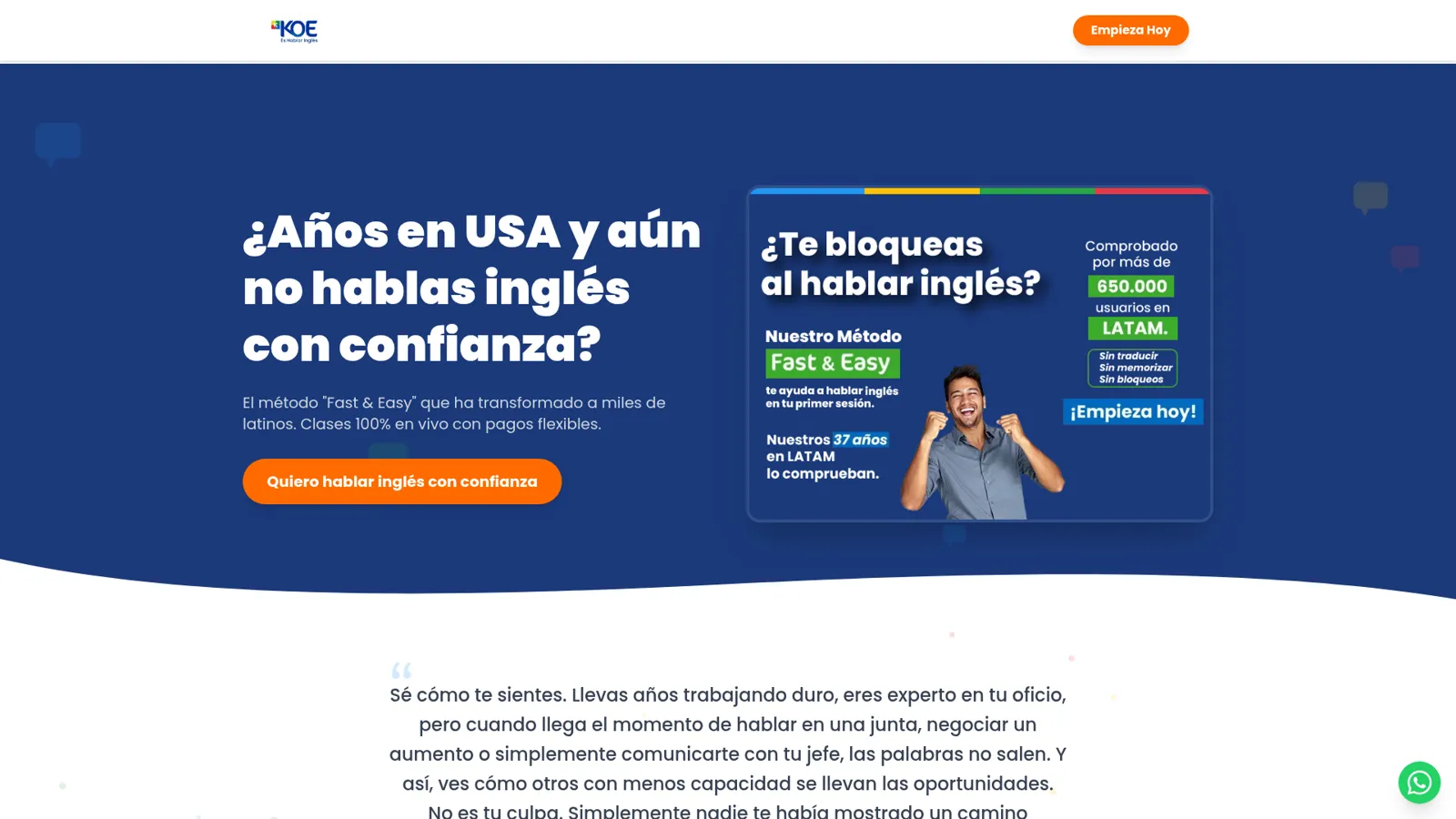 Website de KOE English